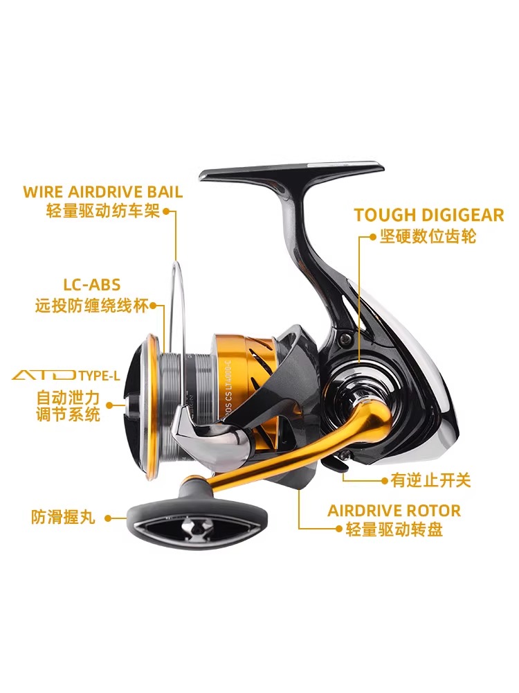 DAIWA-carrete de pesca girator - Daiwa Reel Bg reseña y precio