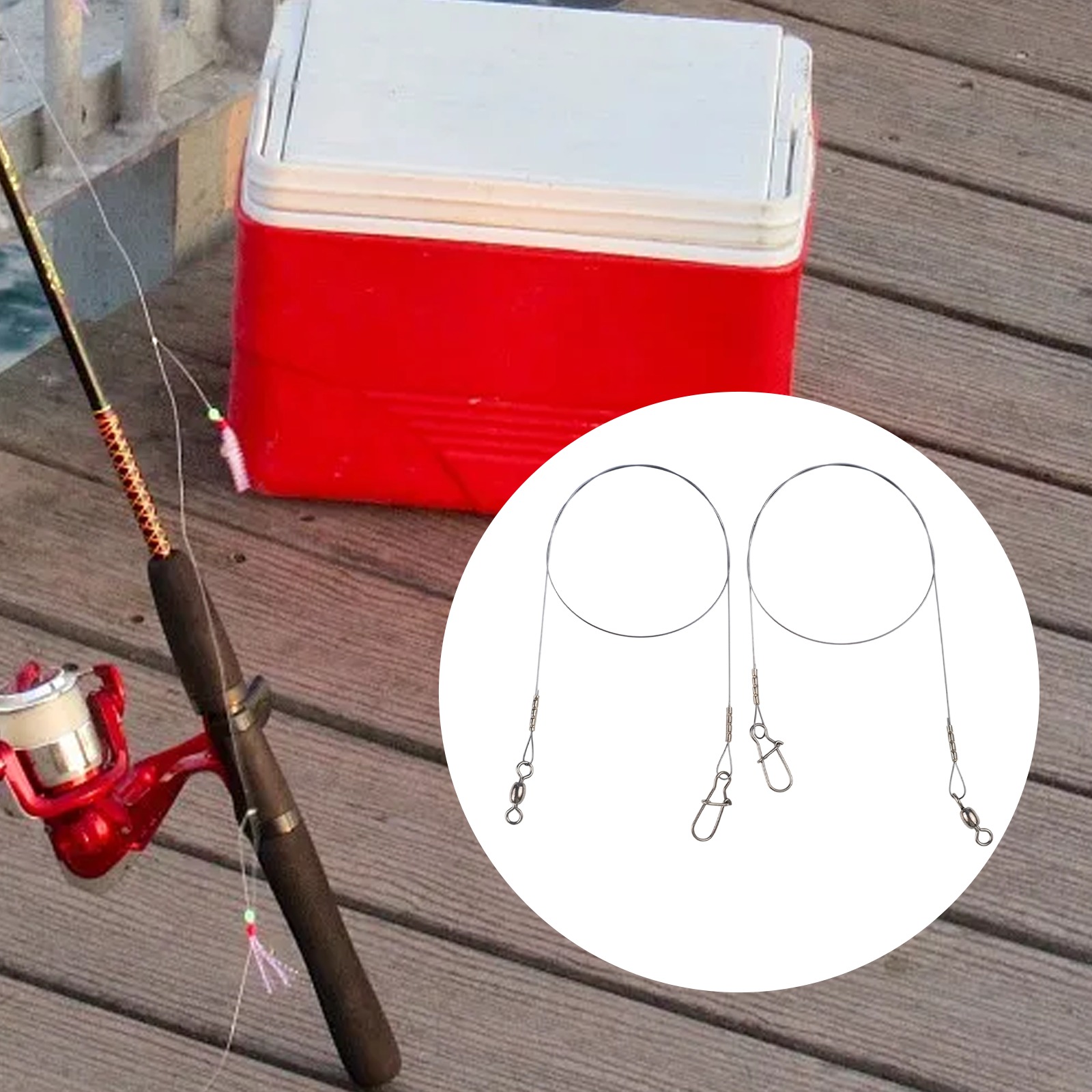 Línea líder de alambre de tita - Fishing Line Winder reseña y precio